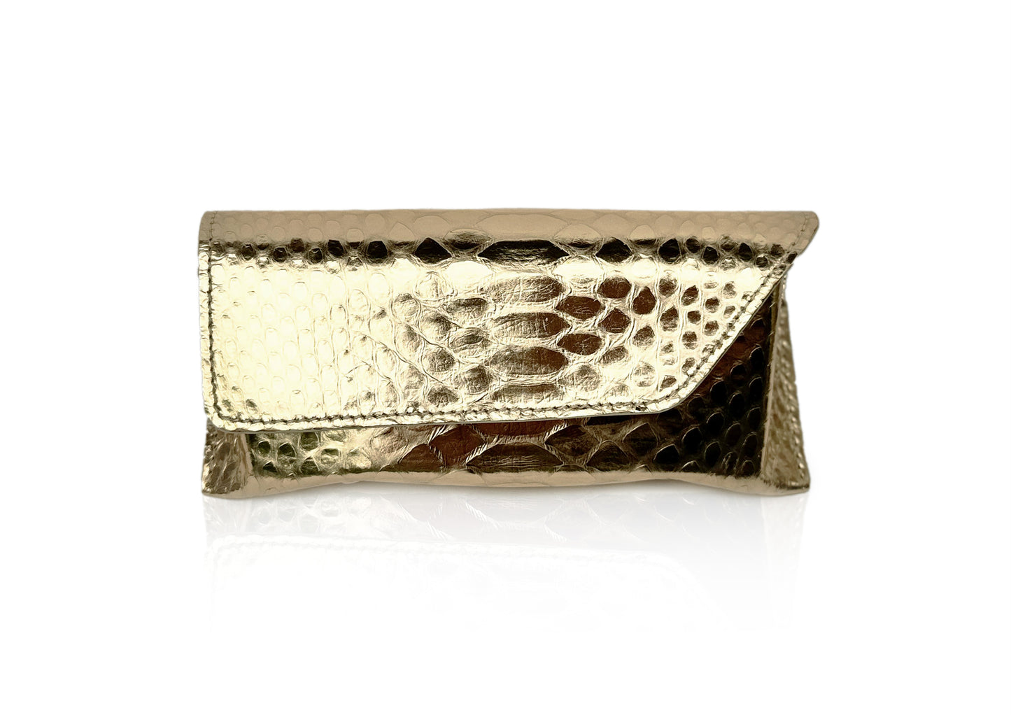 ’Teeva’ Gold Eyewear Case