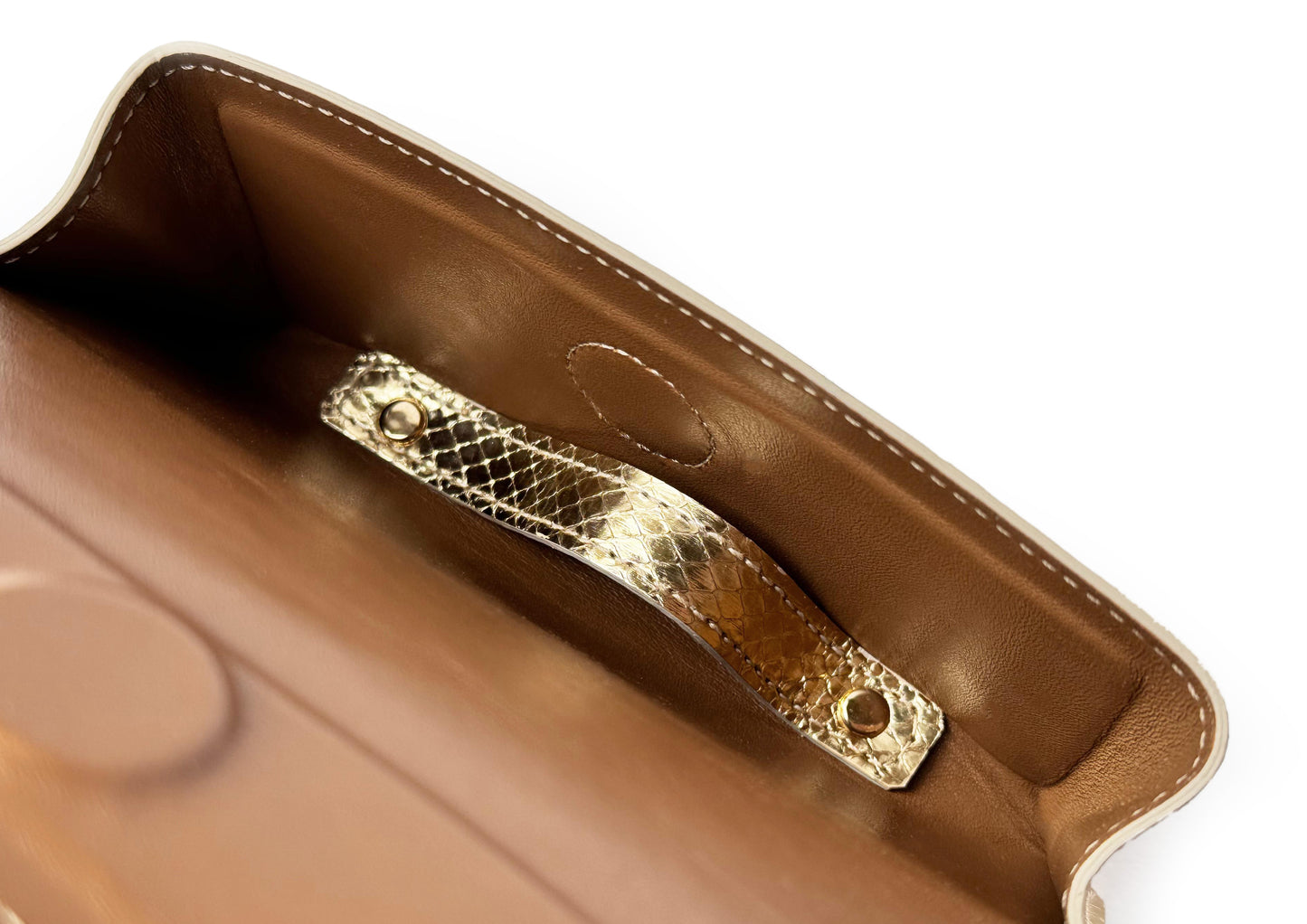 ’Teeva’ Gold Eyewear Case